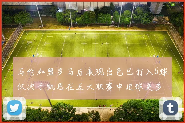 马伦加盟罗马后表现出色已打入6球仅次于凯恩在五大联赛中进球更多